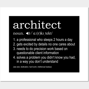 Definition for architects Posters and Art